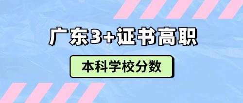广东职中生考多少分可以上本科？